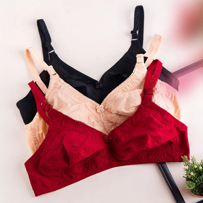 Non-Padded Pure Cotton Bra