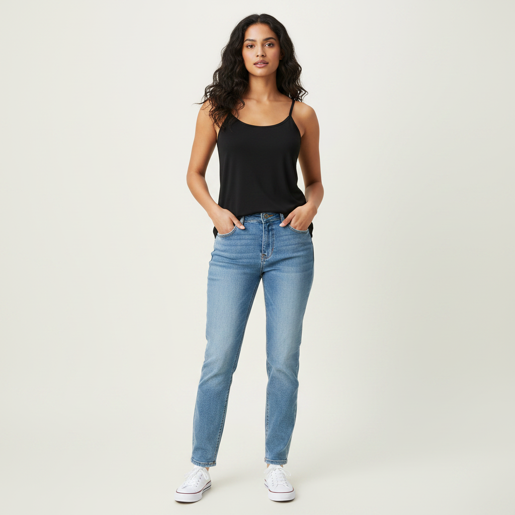 Seamless Spaghetti Strap Camisole Top