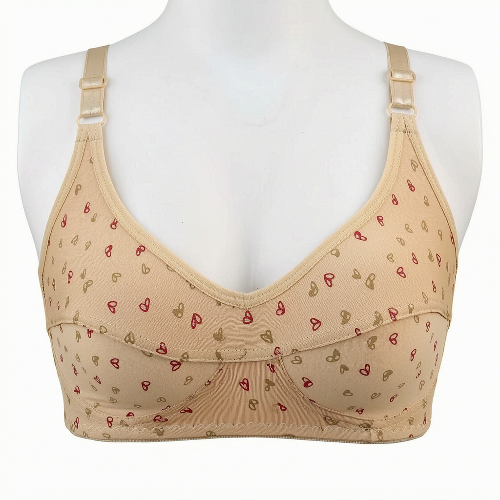Malai Jersey Bra For Women--- Jersey Stuff, Soft and Stretchable Stuff, Skin , Stretchable Lastic, Non Padded.